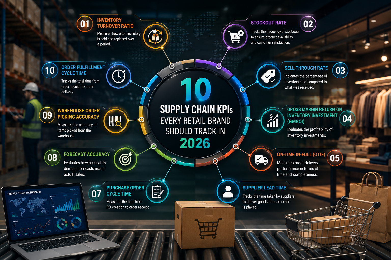 10 Supply Chain KPIs Every Retail Brand Should Track in 2026