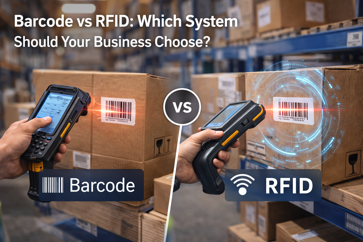 How RFID and Barcode Automation Improve Inventory Accuracy
