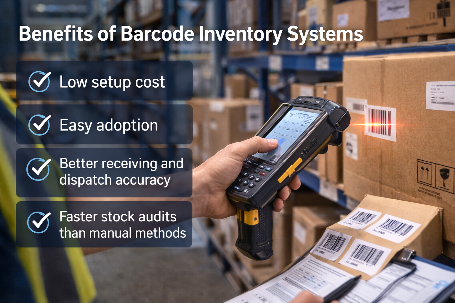 How RFID and Barcode Automation Improve Inventory Accuracy